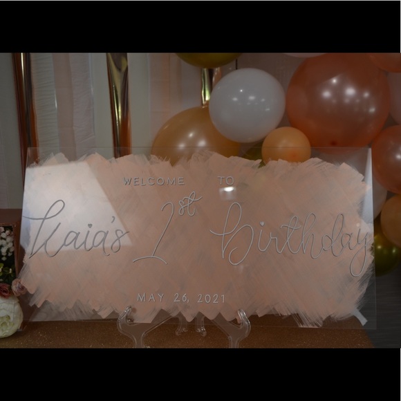 Personalized Acrylic Sign - Picture 2 of 4